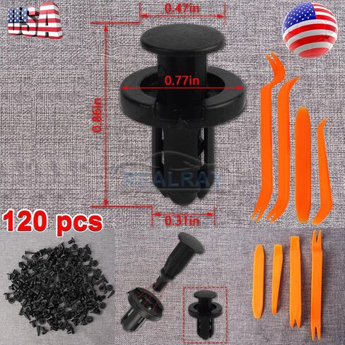 Replacement Auto Parts For 120x 10mm Clips Plastic Push Type Rivet Fastener For Honda Car 91503-SZ5-003Mod-R36R-5259 in Saudi Arabia