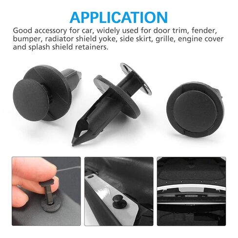 120 قطعة 8 مللي متر ثقب ضياء المسامير البلاستيكية السحابة دفع كليب كليب للسيارات السيارات درابزين in Kuwait