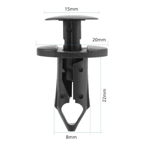 120 قطعة 8 مللي متر ثقب ضياء المسامير البلاستيكية السحابة دفع كليب كليب للسيارات السيارات درابزين in Kuwait