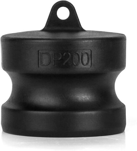 QWORK Polypropylene Type DP Cam& Groove Fitting - 2" Male Camlock Dust Plug, 4 Pack in Saudi Arabia