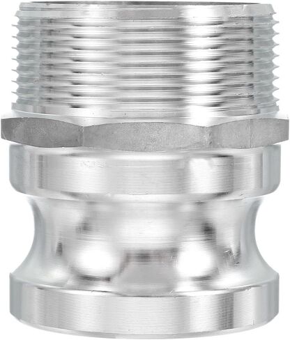 PATIKIL 1 Pack 2.5" Aluminum Cam Lock Fittings - Male Adapter x Female NPT Thread, Quick Disconnect Coupling Cam Lock Hose Fitting, Corrosion Resistant (Part A Cam Groove Type) in Saudi Arabia