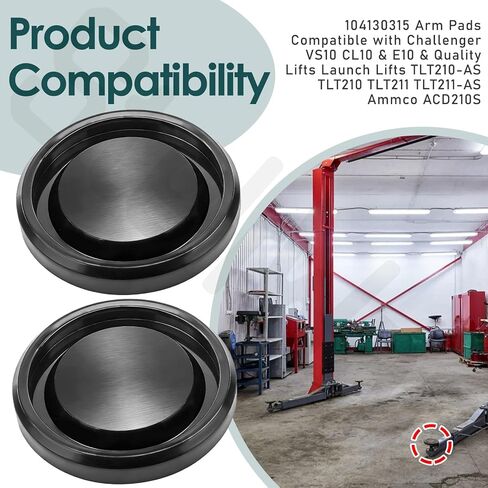 4 قطع وسادات ذراع 104130315 متوافقة مع تشالنجر ومصاعد الجودة VS10 CL10 TLT210 TLT211، استبدل B2208، VS10-31-03 in Kuwait