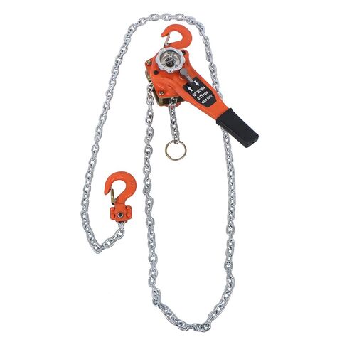 Manual Lever Chain Hoist, 3/4 Ton (0.75T) 1650 lbs Capacity 10 FT Come Along G80 Galvanized Carbon Steel with Weston Double-Pawl Brake Auto Chain Leading & 360° Rotation Hook in Saudi Arabia