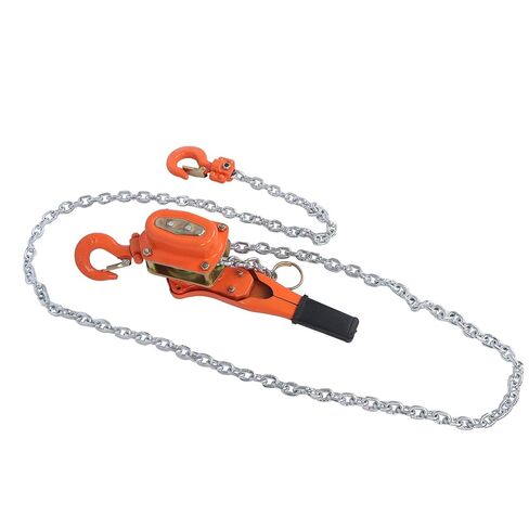 Manual Lever Chain Hoist, 3/4 Ton (0.75T) 1650 lbs Capacity 10 FT Come Along G80 Galvanized Carbon Steel with Weston Double-Pawl Brake Auto Chain Leading & 360° Rotation Hook in Saudi Arabia