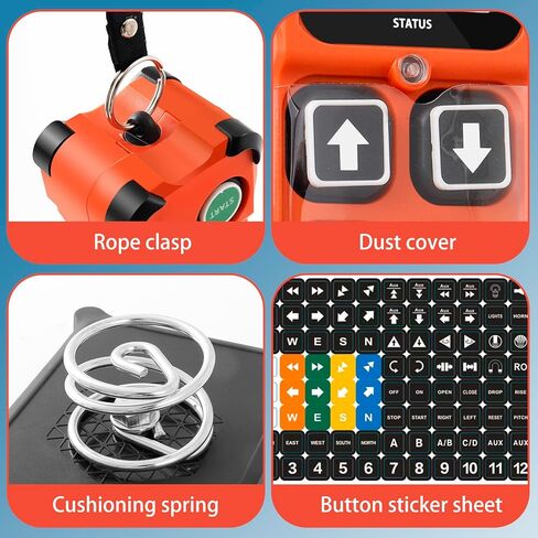 رافعة لاسلكية للتحكم عن بعد الصناعية رافعة علوية رافعة جسرية تحكم 8 قناة زر الارسال واستقبال 24 فولت 36 فولت 110 فولت 220 فولت in Kuwait