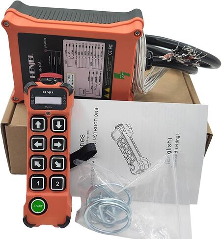 رافعة لاسلكية للتحكم عن بعد الصناعية رافعة علوية رافعة جسرية تحكم 8 قناة زر الارسال واستقبال 24 فولت 36 فولت 110 فولت 220 فولت in Kuwait