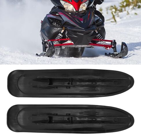 زوج واحد من إطارات زلاجات التزلج الأمامية المصنوعة من النايلون من النايلون سريعة الانزلاق إلى مجموعة أدوات تحويل الزلاجات لسيارات الثلج ATV Go Kart، وزلاجات عربات الثلج، ومجموعة زلاجات التزلج in Kuwait