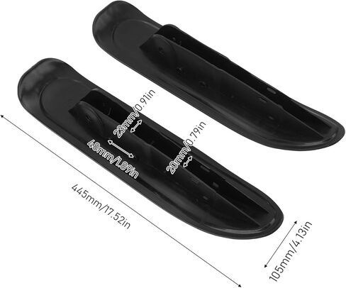 زوج واحد من إطارات زلاجات التزلج الأمامية المصنوعة من النايلون من النايلون سريعة الانزلاق إلى مجموعة أدوات تحويل الزلاجات لسيارات الثلج ATV Go Kart، وزلاجات عربات الثلج، ومجموعة زلاجات التزلج in Kuwait