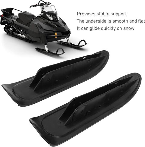 زوج واحد من إطارات زلاجات التزلج الأمامية المصنوعة من النايلون من النايلون سريعة الانزلاق إلى مجموعة أدوات تحويل الزلاجات لسيارات الثلج ATV Go Kart، وزلاجات عربات الثلج، ومجموعة زلاجات التزلج in Kuwait