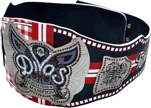 Women’s Championship Wrestling Belt Replica – Adult Size Leather Strap – Gold Plated Plates – Collectible Fan in Saudi Arabia