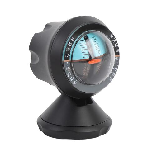 Fabater Car Inclinometer, Adjustable Viewing Angle High Sensitivity Slope, Gradient Indicator with Dual Slope Markers for Vehicle Self Driving Travelling in Saudi Arabia