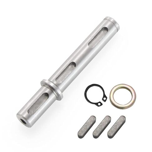 CNCTOPBAOS Output Single Shaft Diameter 14mm 0.55" Output Shaft fit for Worm Reducer Gearbox NMRV030 RV030 Nema23 Stepper Motor Length 100mm with Gaskets S Ring Corner pin in Kuwait