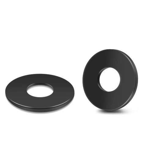 MewuDecor 5/16" ID x 3/4" OD Stainless Flat Washers, 0.327" ID x 0.75" OD x 0.06" Thick, Stainless Steel 18-8 (304), Black Finish Metal Washer, 100 PCS in Saudi Arabia