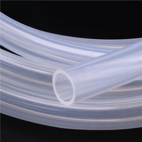 Rubber Hollow Tubes,1 Piece 1meter Length Silicone Rubber Hose, Transparent Flexible Silicone Tube ID 50mm 30mm for Aquariums(4mm*6mm)(1mm*2mm) in Kuwait