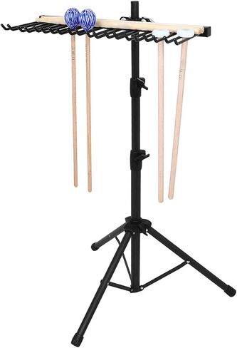 Drumstick Holder, Adjustable Drumstick Display Stand Rack with Tripod, Floor Drum Stick Holder Display Organizer, Rack Funny Gift for Drummer Players in Saudi Arabia