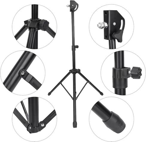 Professional Metal Tripod Adjustable Shelf Support Drum Stand Rack for Percussion Performers in Saudi Arabia