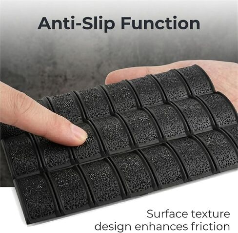 3 عبوات 6.25 بوصة من غطاء السكك الحديدية Picatinny لوحة حماية متقلب غير قابلة للانزلاق للصيد اليومي بقطر 20 مم (أسود) in Kuwait