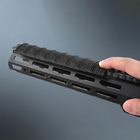 3 عبوات 6.25 بوصة من غطاء السكك الحديدية Picatinny لوحة حماية متقلب غير قابلة للانزلاق للصيد اليومي بقطر 20 مم (أسود) in Kuwait