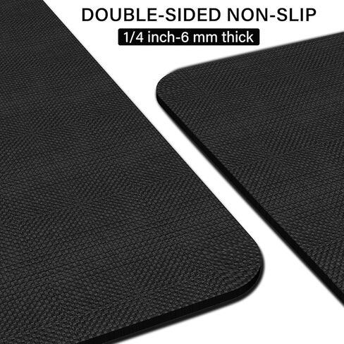 Rowing Machine Mat 96" x 28" with Sports Towel and Strap,Treadmill Mat Compatible with Peloton Bike, Row & Concept 2 Rowing Machine,Exercise Bike,Gym Exercise Fitness Equipment in Saudi Arabia