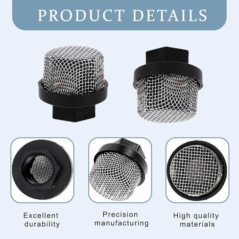 246385 مصفاة مدخل خرطوم، مرشح شبكي لمصفاة مدخل الفلتر لـ Graco Ultra 390 395 495 Airless Wagner Spraytech Titan مضخات الطلاء، بنادق رش الطلاء (3 عبوات) in Kuwait