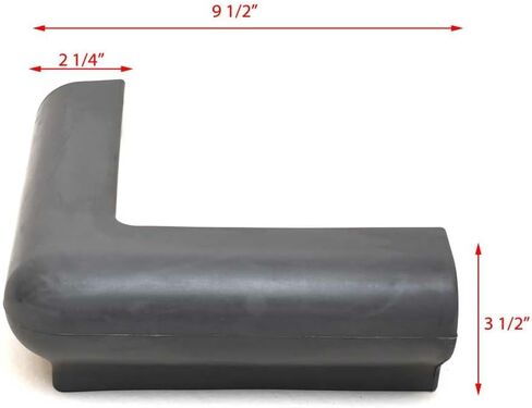 Scottco Marine Boat Dock Corner Bumper BRM-SCOTCOGYD | 9 1/2 Inch Gray in Kuwait