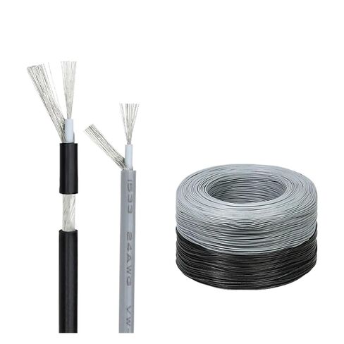 5/10/30M UL1533 Shielded Cable 32 30 28 26 24 AWG Audio Headphone PVC Single Core Electronic Tinned Copper Shielding Wire Line(Black,10 Meters,30AWG) in Saudi Arabia