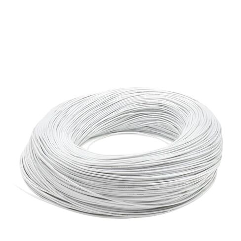 10Colors Silicone Rubber Tinned Copper Wire 30/28/26/24/22/20/18/16/14/12/10/8AWG Heat-Resistant Car Battery Power Cable(White,10 Meters,18AWG) in Saudi Arabia