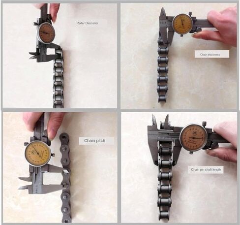 Industrial Chain 06B 08B 10A 12A 16A 20A Single Row Double Row Roller Chain DOLUNTO (Size : 1in 16A-1 1.5m) in Saudi Arabia