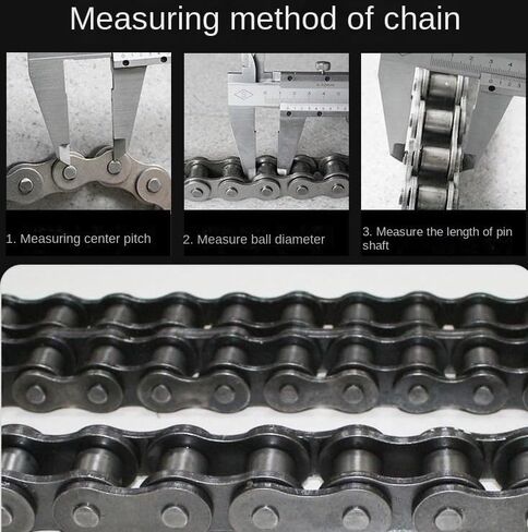 Industrial Chain, 1.5m Manganese Steel Single Double Row Chain 06B 08B 10A 12A 16A 20A 24A DOLUNTO (Size : 32A-2) in Saudi Arabia