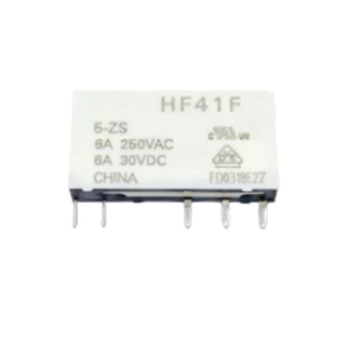 (5pcs) Electromagnetic Relay HF41F 5 12 24-ZS 5 pins HF41F-12-ZS 6A 5V 12V 24V 1 Open 1 Closed HF41F-24-ZS Plug-in Type (HF41F-24-ZS) in Saudi Arabia