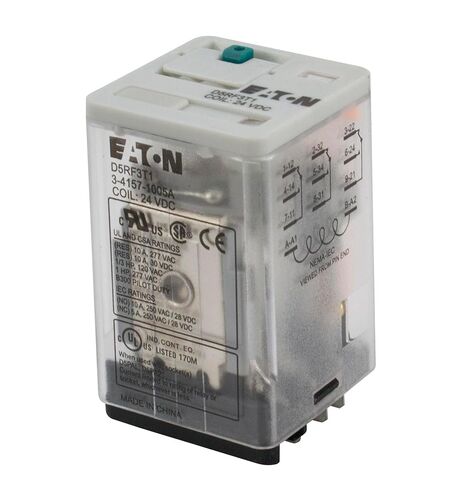 سلسلة CUTLER HAMMER D5RF3A D5، 3 أقطاب، مرحل كامل المواصفات، قابس للأغراض العامة، 120 فولت تيار متردد، مرحل in Saudi Arabia