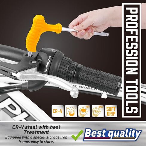 مجموعة رؤوس مثقاب سداسية الرأس ألين مكونة من 24 قطعة من أمارتيسان، مجموعة لقم سداسية فولاذية مترية وSAE S2، بطول 1 بوصة in Kuwait