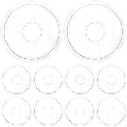 10Pcs Bike Flywheel Protector and Cranksets Guard Plastic Spoke Cover Set for Mountain and Road Bikes, White Chainwheel Guard for Cycling Wheel Protection in Saudi Arabia
