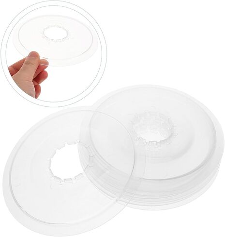 10Pcs Bike Flywheel Protector and Cranksets Guard Plastic Spoke Cover Set for Mountain and Road Bikes, White Chainwheel Guard for Cycling Wheel Protection in Saudi Arabia