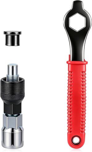 Bicycle Crank Puller Tool Kit with Wrench & Top Cap, Bottom Bracket Removal Tool Bike Repair Kit for Mountain Road E-Bike Maintenance in Saudi Arabia