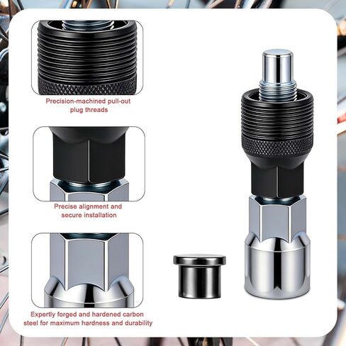 Bicycle Crank Puller Tool Kit with Wrench & Top Cap, Bottom Bracket Removal Tool Bike Repair Kit for Mountain Road E-Bike Maintenance in Saudi Arabia