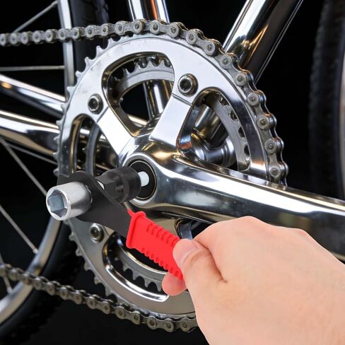 Bicycle Crank Puller Tool Kit with Wrench & Top Cap, Bottom Bracket Removal Tool Bike Repair Kit for Mountain Road E-Bike Maintenance in Saudi Arabia