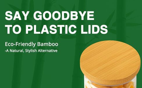 Natural Bamboo 6 Pack Oui Yogurt Jar Lids with Silicone Sealing Rings and Label for 5 oz Glass Jars, Reusable Canning Lids in Saudi Arabia