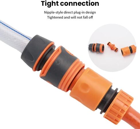 Hose Connector, 3/8" Car Wash Connector, ABS Quick Universal Connector Adapter Kit for Car Wash Water Pipe Faucet Washing Machine Accessories in Saudi Arabia