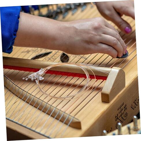 Yardwe Lyre Harp Metal String Replacement Set with Rivets Durable Strings for Sound Production Complete Kit for Amateur and Professional Musicians in Saudi Arabia