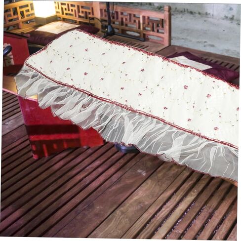 غطاء Guzheng الأنيق من HANABASS، غطاء من الدانتيل خفيف الوزن وقابل للطي مع أنماط معقدة، تصميم متين للاستخدام طويل الأمد مناسب للموسيقيين in Kuwait