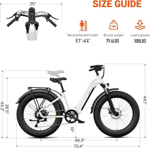 دراجة كهربائية SISIGAD للبالغين، محرك ذروة 1500 وات E Bkie، 26 بوصة/27.5 بوصة إطار سميك لجميع التضاريس، دراجة جبلية كهربائية 80 ميلًا 28 ميلاً في الساعة، بطارية قابلة للإزالة 48 فولت، دراجة كهربائية UL 2849 in Kuwait
