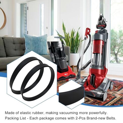 استبدال حزام محرك مسطح أسود لشيطان الأوساخ (الملكي) Featherlite/Powerlite/Swivel Glide/Power Max Pet Upright Vacuum UD70167P، استبدل 1LU0310X00/ 3720310001/1540310001-2 قطعة in Kuwait