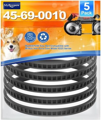 3 Pack 45-69-0010 Blade Pulley Tires Replacement Compatible with Milwau kee Bandsaw Blades 6230 6232-20 6232-6 6225 AO2807 6238N 6238-20 2729-20 in Saudi Arabia