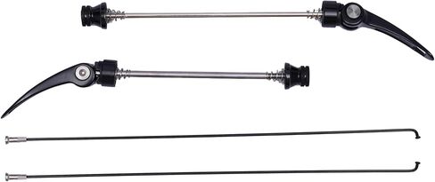 27.5" MTB Wheelset, Aluminum Alloy Rims with 45 Steel Spokes | Pre-Adjusted for Easy Installation | Includes Quick Release Levers | 200kg Weight Limit | Colorful & Black Design in Kuwait