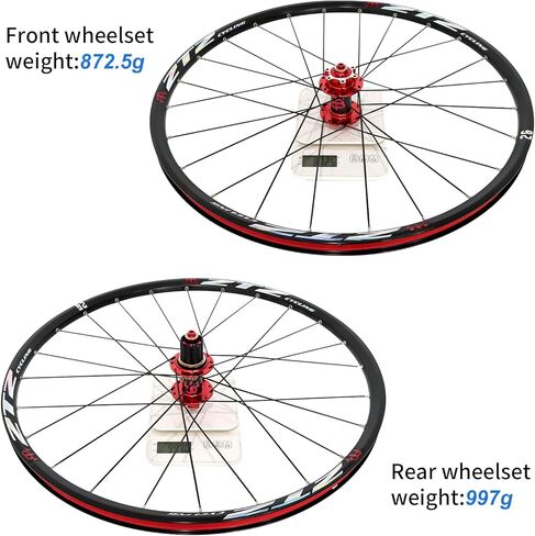 ZTZ 26"/27.5"/29" Mountain Bike Wheelset,Ultralight Carbon Hub Aluminum Alloy Rim 24H Bike Wheels, Quick Release Disc Brake MTB Wheels,Compatible 8-11 Speed Cassette in Kuwait