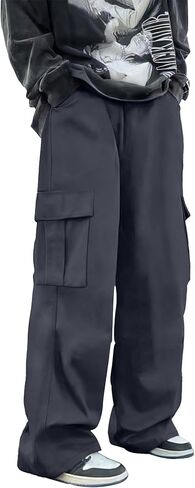 1 pc Teenage Boys/Youth Casual Cargo Pants for Spring, Summer and Autumn in Saudi Arabia
