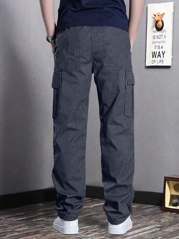 1 pc Teenage Boys/Youth Casual Cargo Pants for Spring, Summer and Autumn in Saudi Arabia