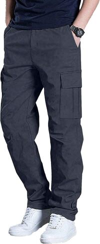 1 pc Teenage Boys/Youth Casual Cargo Pants for Spring, Summer and Autumn in Saudi Arabia