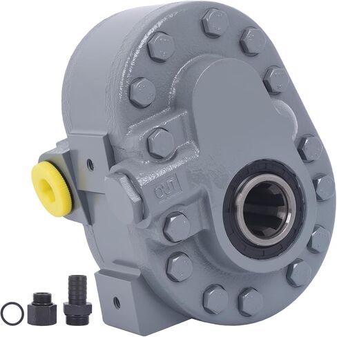 مضخة Doppy الهيدروليكية PTO 21.2 جالونًا في الدقيقة، محرك هيدروليكي 540 دورة في الدقيقة 2500 رطل لكل بوصة مربعة، مضخة إقلاع الطاقة الهيدروليكية SAE 16 بوصة ومخرج SAE 12 بوصة لمقطورة التفريغ ومقسم السجل والرافعة المقصية in Kuwait